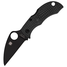 Spyderco Manbug Wharncliffe Lockback: BK-SCMBKWPBK