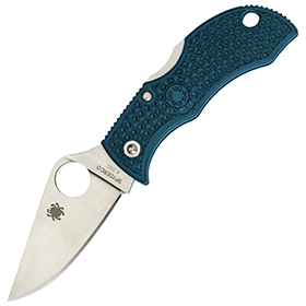 Spyderco Manbug Lockback Blue: BK-SCMFPK390