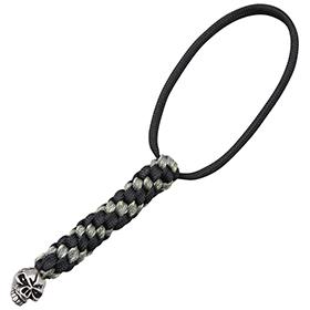 Schmuckatelli Co Emerson Lanyard with Bead: BK-SMUKEBLBDCP