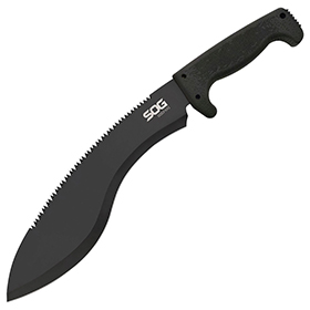 SOG SOGfari Kukri Machete: BK-SOGMC11N