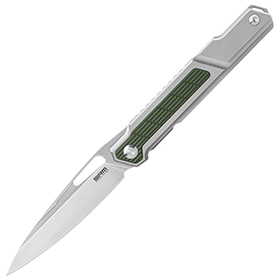 SRM Knives Titanium Framelock Green: BK-SRM1421TP