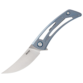 SRM Knives Unicorn 7415 Framelock Blue: BK-SRM7415TE