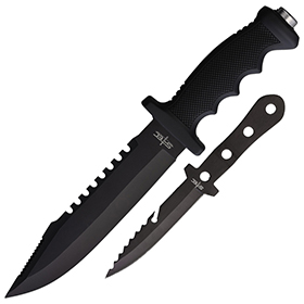 S-TEC Tactical Knife Set: BK-STT221189BKPB