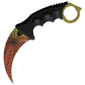 S-TEC Karambit Fixed Blade Spider: BK-STT222002BK6