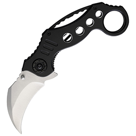 S-TEC Karambit Linerlock A/O Blk: BK-STT2734BK