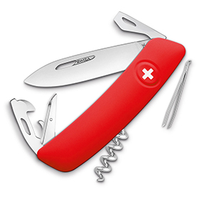 Swiza D03 Swiss Pocket Knife Red: BK-SZA3000