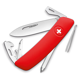 Swiza D04 Swiss Pocket Knife Red: BK-SZA4000