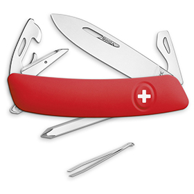 Swiza D04R Swiss Pocket Knife w/Ring: BK-SZAR0401000