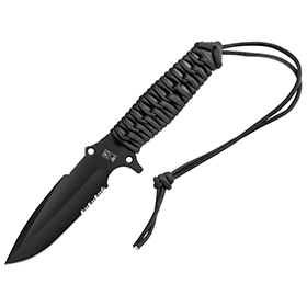 TB Outdoor Survival Fixed Blade Black: BK-TBO001