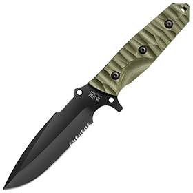 TB Outdoor Survival Fixed Blade Green: BK-TBO008