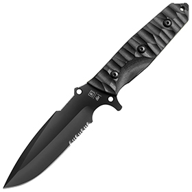 TB Outdoor Survival Fixed Blade Black: BK-TBO009