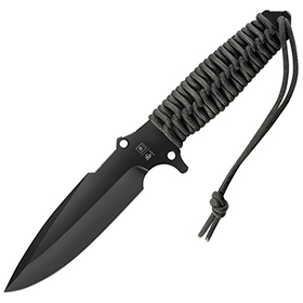 TB Outdoor Survival Fixed Blade Black: BK-TBO031