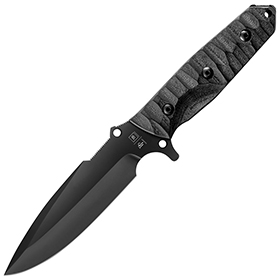 TB Outdoor Survival Fixed Blade Black: BK-TBO035