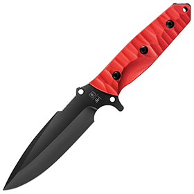 TB Outdoor Survival Fixed Blade Red: BK-TBO036