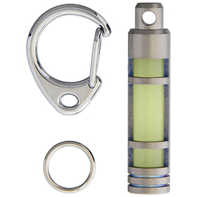 TEC Accessories Embrite Glow Fob Titanium: BK-TEC29