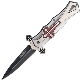 Tac Force Celtic Cross Linerlock Red: BK-TF817RD