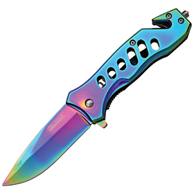 Tac Force Rescue Linerlock A/O Rainbow: BK-TF844