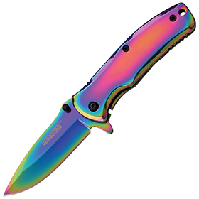 Tac Force Framelock A/O Rainbow: BK-TF848RB