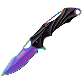 Tac Force Linerlock A/O Rainbow: BK-TF858RB