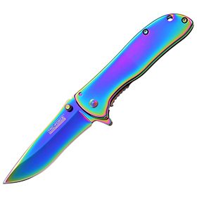 Tac Force Framelock A/O Rainbow: BK-TF861RB