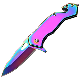 Tac Force Linerlock A/O Rainbow: BK-TF903RB