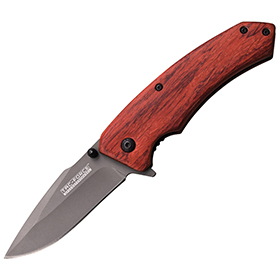 Tac Force Wood Linerlock A/O: BK-TF922