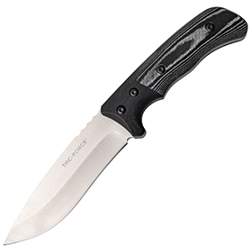 Tac Force Fixed Blade Black: BK-TFFIX006BK