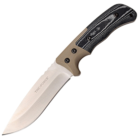 Tac Force Fixed Blade Tan: BK-TFFIX006TN