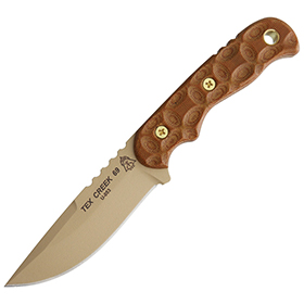 TOPS Tex Creek 69 Tan Blade/Handle: BK-TPTEX69