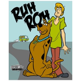 Tin Signs Scooby Doo Ruh Roh: BK-TSN2092