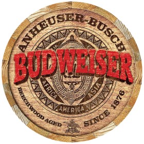 Tin Signs Budweiser Barrel End: BK-TSN2165