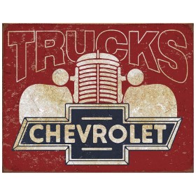 Tin Signs Chevy Trucks: BK-TSN2197