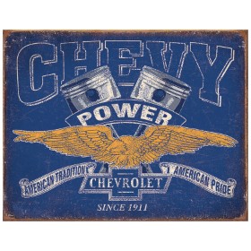 Tin Signs Chevy Power: BK-TSN2199