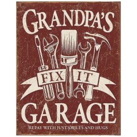 Tin Signs Grandpas Garage Sign: BK-TSN2264