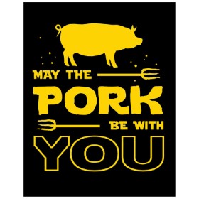 Tin Signs Pork Be With You Sign: BK-TSN2407