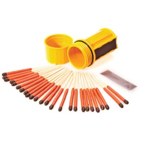 UCO Stormproof Match Kit Yellow: BK-UCO00031