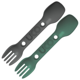 UCO Two Pack Utility Spork Green: BK-UCO00326