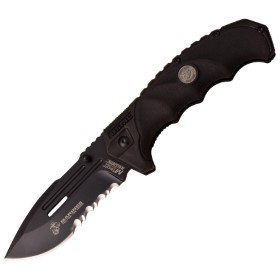 USMC USMC Linerlock A/O Black: BK-USMA1053BK