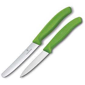 Victorinox Steak/Paring Set Green: BK-VN67836L114X3