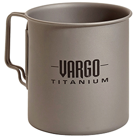 Vargo Titanium Travel Mug: BK-VR406