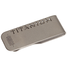 Vargo Titanium Money Clip: BK-VR428