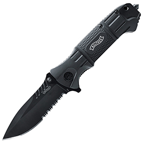 Walther Black Tac Linerlock: BK-WAL50715