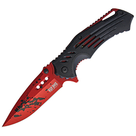 Wild Boar Linerlock Black/Red A/O: BK-WB1022