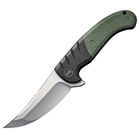 We Knife Co Ltd Curvaceous Framelock Green: BK-WE200122