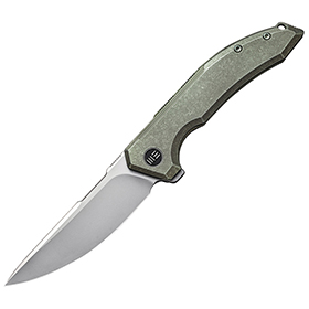 We Knife Co Ltd Quixotic Framelock Green: BK-WE210164