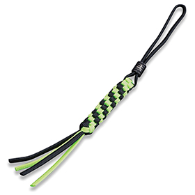 We Knife Co Ltd Paracord Lanyard Grn/Blk: BK-WEA01D