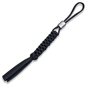 We Knife Co Ltd Paracord Lanyard Black: BK-WEA01E