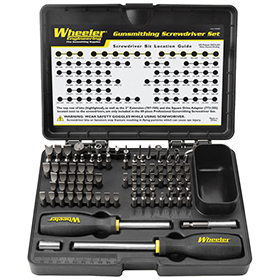 Wheeler Gunsmithing Screwdriver Set: BK-WHE562194