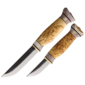 Wood Jewel Fixed Blade Set Curly: BK-WJ23K