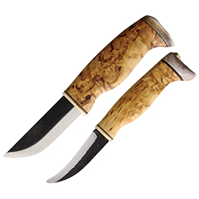 Wood Jewel Fixed Blade Set Curly: BK-WJ23NA